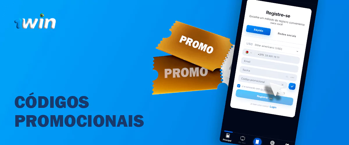 Códigos promocionais 1 Win