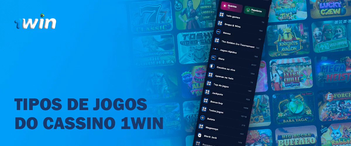 Jogos do Cassino 1Win