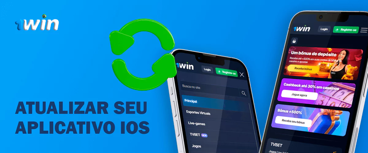 Actualizar a aplicação 1Win no iOS